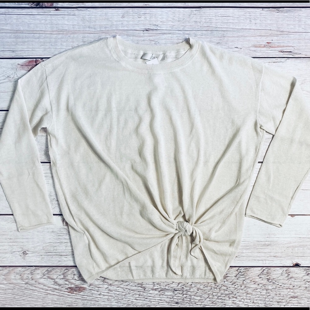 📌 🆕 LOFT • Tie Front • Sweater